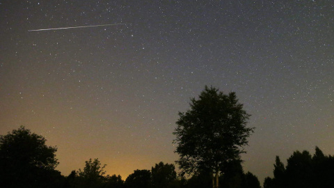 Vista de la lluvia de estrellas Gemínidas en 2017/EFE Vista de la lluvia de estrellas Gemínidas en 2017/EFE