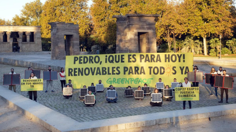 06/11/2022 Greempeace Debod 06/11/2022 Greempeace Debod