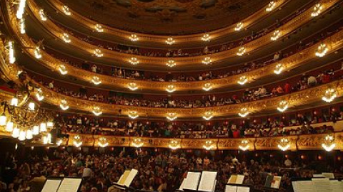 Interior del Gran Teatre del Liceu. Interior del Gran Teatre del Liceu.