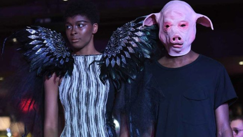 Mee Too en la New York Fashion Week./ REUTERS