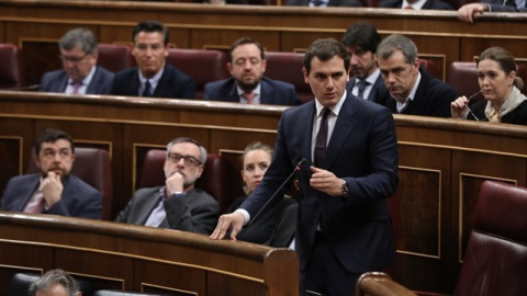 Albert Rivera en el Congreso de los Diputados. EUROPA PRESS Albert Rivera en el Congreso de los Diputados. EUROPA PRESS