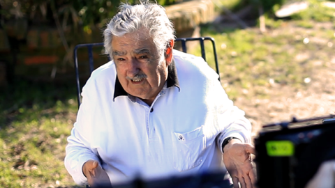 Rodaje con Mujica, ex presidente de Uruguay. Rodaje con Mujica, ex presidente de Uruguay.