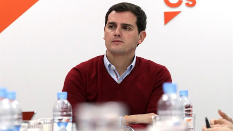 El líder de Ciudadanos Albert Rivera durante la reunión de la ejecutiva del partido en Madrid./EFE El líder de Ciudadanos Albert Rivera durante la reunión de la ejecutiva del partido en Madrid./EFE