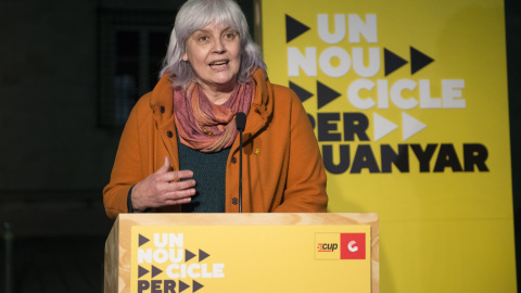 28/01/2021. La diputada del Parlament de Catalunya por la CUP y candidata en las pasadas elecciones a la Generalitat, Dolors Sabater. - EUROPA PRESS 28/01/2021. La diputada del Parlament de Catalunya por la CUP y candidata en las pasadas elecciones a la Generalitat, Dolors Sabater. - EUROPA PRESS