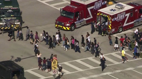 Un tiroteo en un colegio del sur de Florida deja numerosas víctimas. REUTERS Un tiroteo en un colegio del sur de Florida deja numerosas víctimas. REUTERS