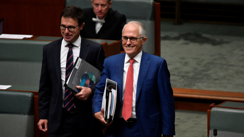 El primer ministro de Australia, Malcolm Turnbull, llega a la Cámara de Representantes. /REUTERS El primer ministro de Australia, Malcolm Turnbull, llega a la Cámara de Representantes. /REUTERS