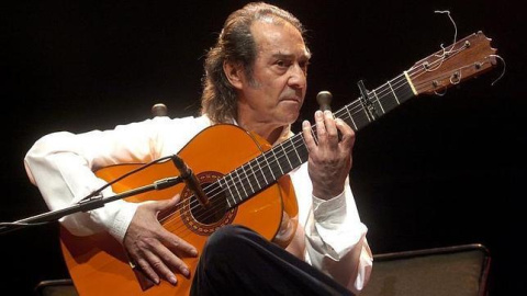 El fallecido guitarrista Juan Habichuela durante uno de los conciertos que ofreció.- AGENCIAS