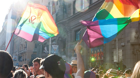 Imagen de la marcha del Orgullo Gay del año pasado en Madrid. Imagen de la marcha del Orgullo Gay del año pasado en Madrid.