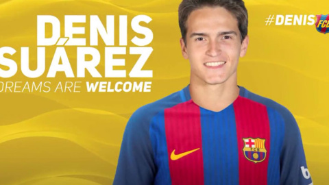 Denis Suárez, nuevo fichaje del Barcelona. Denis Suárez, nuevo fichaje del Barcelona.
