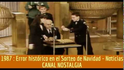 El día que el Gordo podría no haber sido cantado&nbsp;