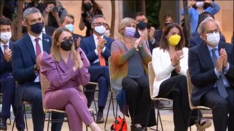 Aragonés toma posesión de su cargo como president de la Generalitat Aragonés toma posesión de su cargo como president de la Generalitat