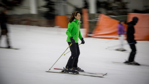 Blanca Fernández Ochoa en Madrid SnowZone. Blanca Fernández Ochoa en Madrid SnowZone.