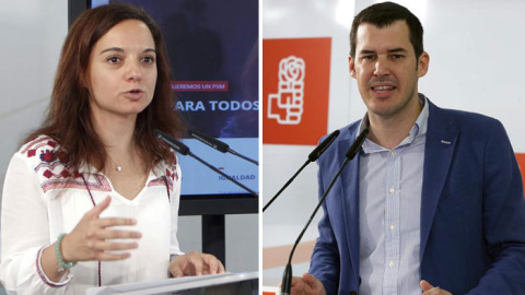 Sara Hernández y Juan Segovia pugnan por la Secretaría General del PSM. Sara Hernández y Juan Segovia pugnan por la Secretaría General del PSM.