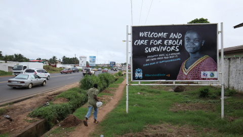 Campaña de sensibilización en Liberia.- EFE. Campaña de sensibilización en Liberia.- EFE.