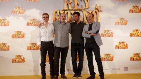 Presentación de la cinta 'Rey Gitano', con algunos de sus protagonistas.