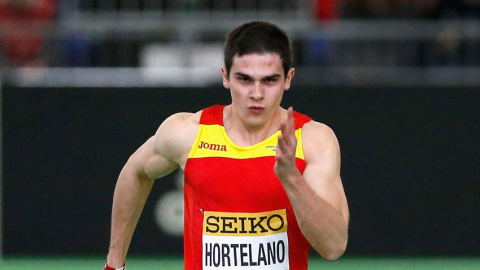 El atleta español Bruno Hortelano. El atleta español Bruno Hortelano.