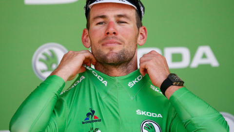 Cavendish, con el jersey verde del Tour. REUTERS/Juan Medina Cavendish, con el jersey verde del Tour. REUTERS/Juan Medina