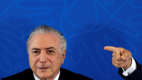 El presidente interino de Brasil, Michel Temer, este viernes. REUTERS/Ueslei Marcelino El presidente interino de Brasil, Michel Temer, este viernes. REUTERS/Ueslei Marcelino