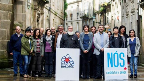 Presentación de la candidatura del BNG-Nós Candidatura Galega por la provincia de A Coruña para el 26-J. ÓSCAR CORRAL (EFE) Presentación de la candidatura del BNG-Nós Candidatura Galega por la provincia de A Coruña para el 26-J. ÓSCAR CORRAL (EFE)