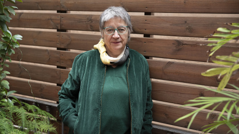 La filòloga i activista Roser Vernet, a la llibreria Laie on es va fer l'entrevista. La filòloga i activista Roser Vernet, a la llibreria Laie on es va fer l'entrevista.