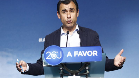 Fernando Martínez-Maillo en rueda de prensa en la sede del PP. / EP Fernando Martínez-Maillo en rueda de prensa en la sede del PP. / EP