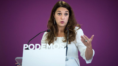 La portavoz de Podemos, Noelia Vera. - EFE La portavoz de Podemos, Noelia Vera. - EFE