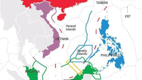 Zona en conflicto del Mar de China Meridional. REUTERS Zona en conflicto del Mar de China Meridional. REUTERS