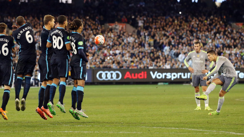 Fútbol - Real Madrid vs Manchester City - 2015 International Champions Cup - , Melbourne, Australia - Cristiano Ronaldo, del Real Madrid. Reuters / Jason O'Brien Livepic