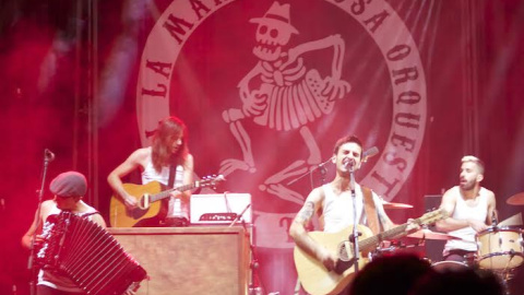 Los chicos de M.O.D.A, en el concierto de este sábado. CARLOS DEL CASTILLO Los chicos de M.O.D.A, en el concierto de este sábado. CARLOS DEL CASTILLO