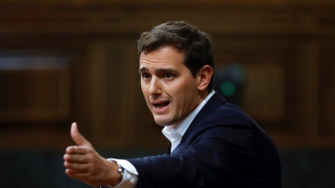 El líder de Ciudadanos, Albert Rivera, en una imagen de archivo en el Congreso de los Diputados.- EFE El líder de Ciudadanos, Albert Rivera, en una imagen de archivo en el Congreso de los Diputados.- EFE