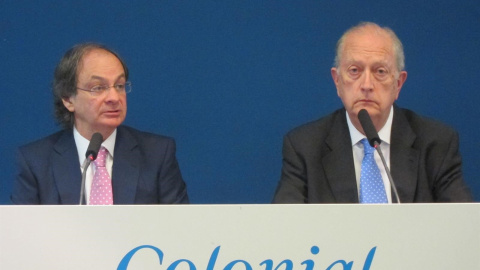 El consejero delegado de Colinal, Pere Viñolas (i), y el presidente de la inmobiliaria, Juan José Brugera (d). E.P. El consejero delegado de Colinal, Pere Viñolas (i), y el presidente de la inmobiliaria, Juan José Brugera (d). E.P.