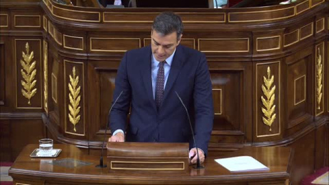 Sánchez pide a la oposición que "abandone el bloqueo" y permita "un Gobierno progresista" Sánchez pide a la oposición que "abandone el bloqueo" y permita "un Gobierno progresista"