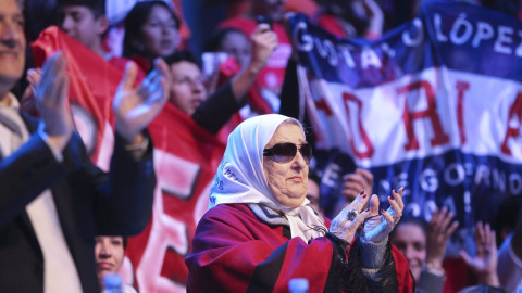 Hebe de Bonafini, en una imagen del año 2000 Hebe de Bonafini, en una imagen del año 2000