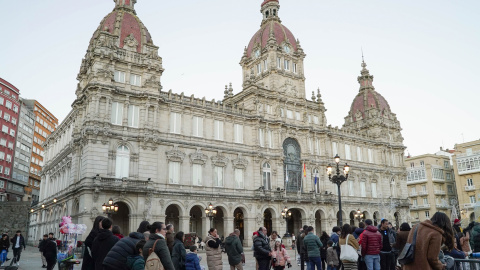 27/12/23. Plaza de María Pita en A Coruña 27/12/23. Plaza de María Pita en A Coruña