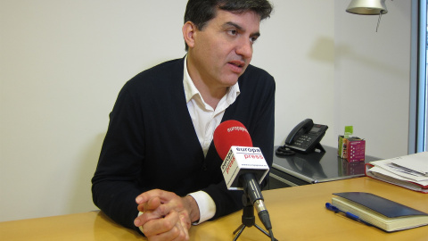 Sergi Sabrià durant l'entrevista amb Europa Press. EUROPA PRESS. Sergi Sabrià durant l'entrevista amb Europa Press. EUROPA PRESS.