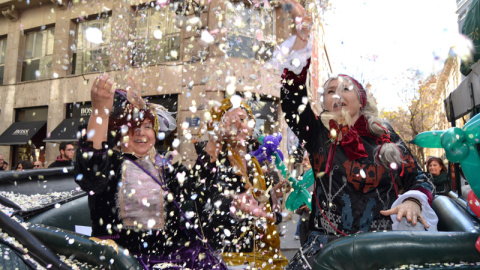 Una imagen del desfile de las magas de enero del año pasado Una imagen del desfile de las magas de enero del año pasado