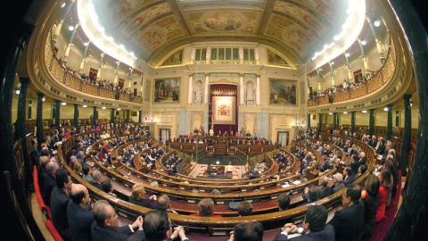 Vista general del Congreso de los Diputados. EFE