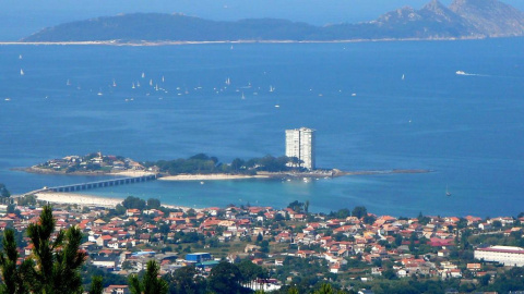 Vista de la isla de Toralla. WIKIPEDIA Vista de la isla de Toralla. WIKIPEDIA