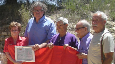 Sole, Joan Tardá y Quico, en una Asamblea de Archivo, Guerra y Exilio. / AGE