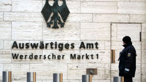 Vista de la entrada del Ministerio de Exteriores alemán en Berlín. EFE/ Felipe Trueba Vista de la entrada del Ministerio de Exteriores alemán en Berlín. EFE/ Felipe Trueba