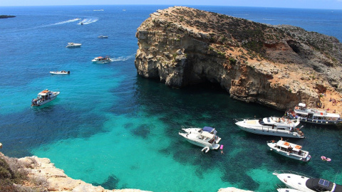 Fotografía de la costa de Malta. Fotografía de la costa de Malta.