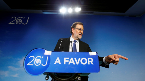 El candidato del Partido Popular, Mariano Rajoy. REUTERS El candidato del Partido Popular, Mariano Rajoy. REUTERS
