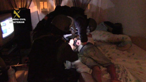 Operación contra grupo que realizaba secuestros exprés. GUARDIA CIVIL Operación contra grupo que realizaba secuestros exprés. GUARDIA CIVIL