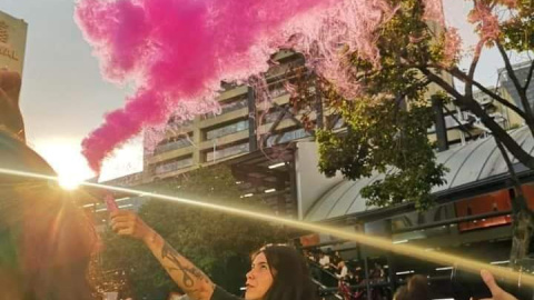 16/09/2019 - Foto del movimiento feminista Brillanteada 16/09/2019 - Foto del movimiento feminista Brillanteada