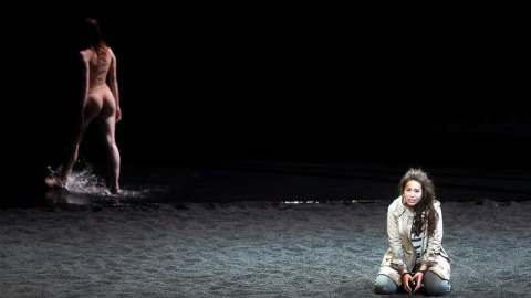 Imagen del ensayo general de la ópera 'Idomeneo', de Mozart, con dirección musical de Fabio Biondi y protagonizada por el tenor estadounidense Gregory Kunde y la mezzosoprano italiana Monica Bacelli, que interpreta un papel compuesto para s