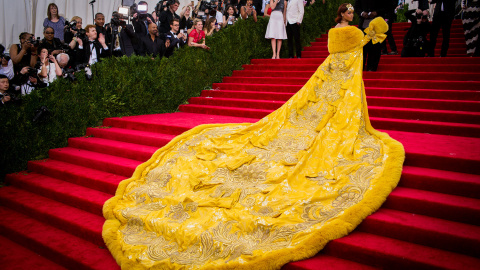 La cantante Rihanna llega a la gala del museo Metropolitan de Nueva York.- LUCAS JACKSON (REUTERS)