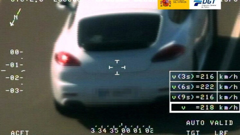 Imagen facilitada por la Dirección General de Tráfico del vehículo.- EFE Imagen facilitada por la Dirección General de Tráfico del vehículo.- EFE