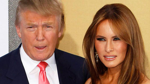 Trump se casó en 2005 con una modelo eslovena a la que sacaba 24 años. REUTERS Trump se casó en 2005 con una modelo eslovena a la que sacaba 24 años. REUTERS