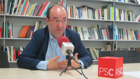 El primer secretario del PSC, Miquel Iceta. E.P. El primer secretario del PSC, Miquel Iceta. E.P.