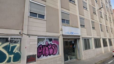 Façana de l'Antiga Clínica Barceloneta. Façana de l'Antiga Clínica Barceloneta.